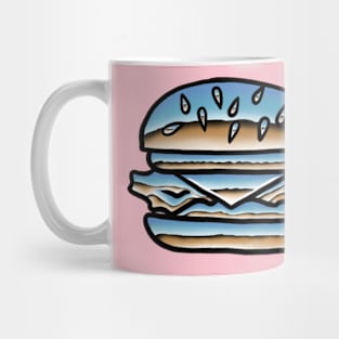 Chrome Burger Mug